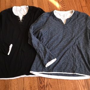 Bundle of 2 Men’s Ling sleeve T-Shirts